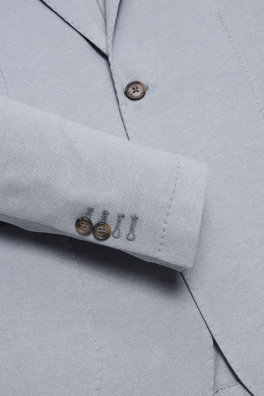 코튼 가먼트다잉 903 라이트블루 테일러드 자켓