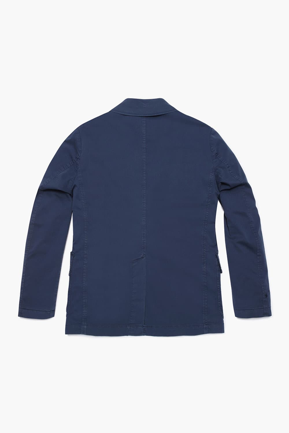 코튼 빅버튼 포켓 901 네이비 하프 코트