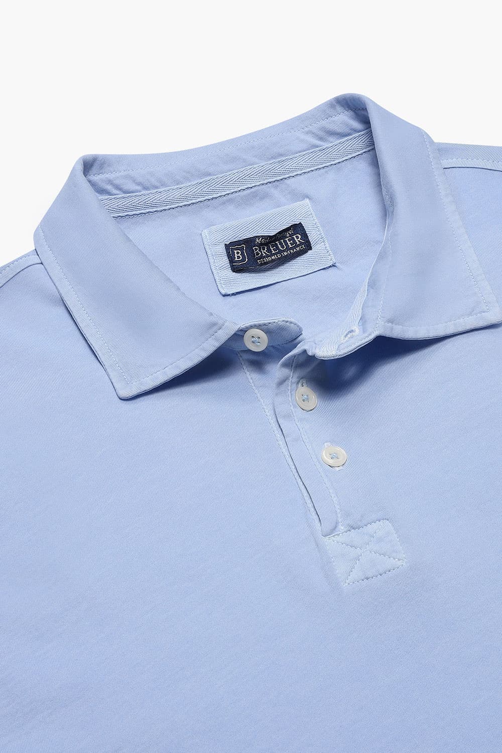 코튼 폴로 101 라이트블루 긴소매 티셔츠