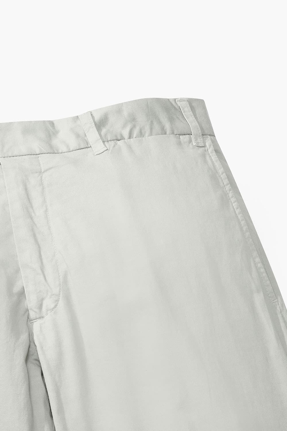 코튼 세미와이드 101 라이트그레이 팬츠