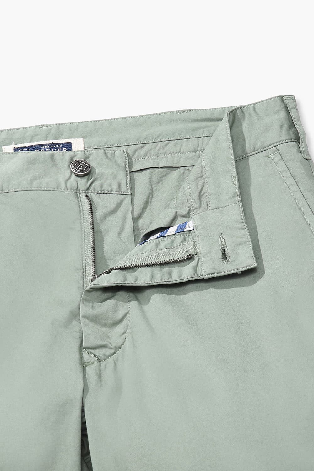 코튼 슬림 301 라이트그린 캐주얼 팬츠