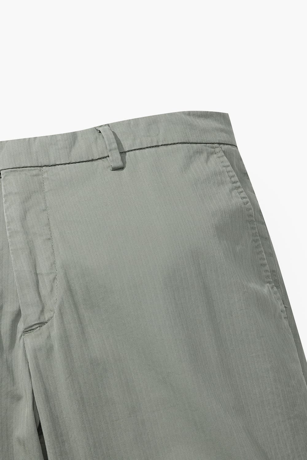 코튼 세미와이드 901 라이트그린 팬츠