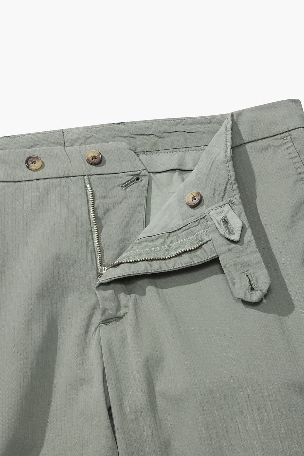 코튼 세미와이드 901 라이트그린 팬츠