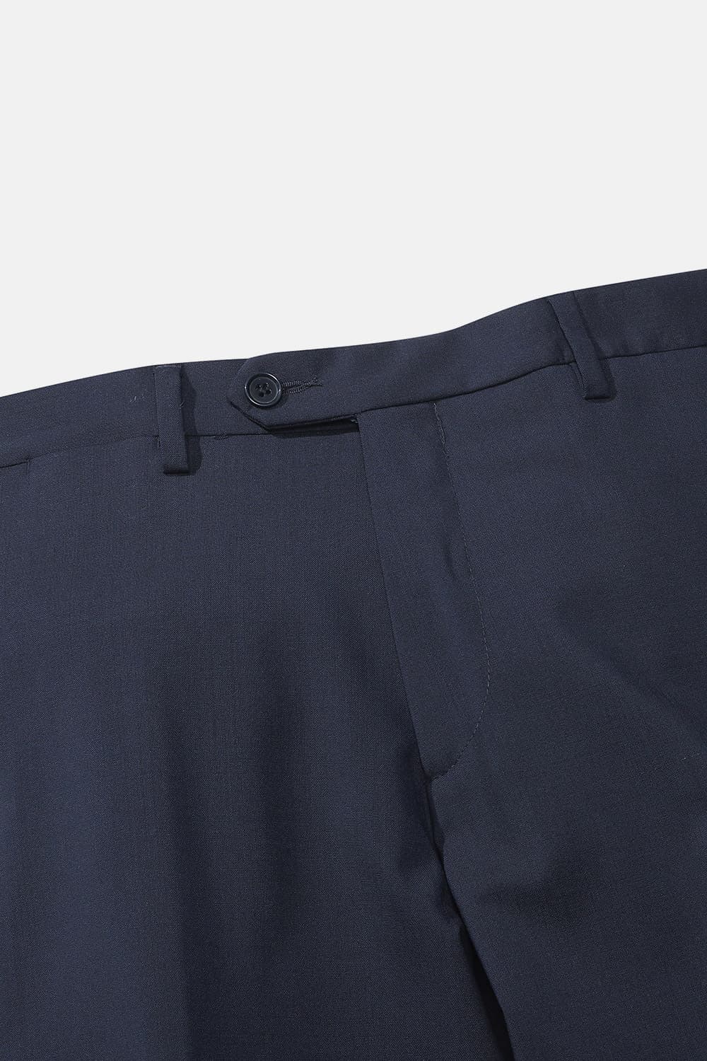 울 테이퍼드 801 다크네이비 팬츠