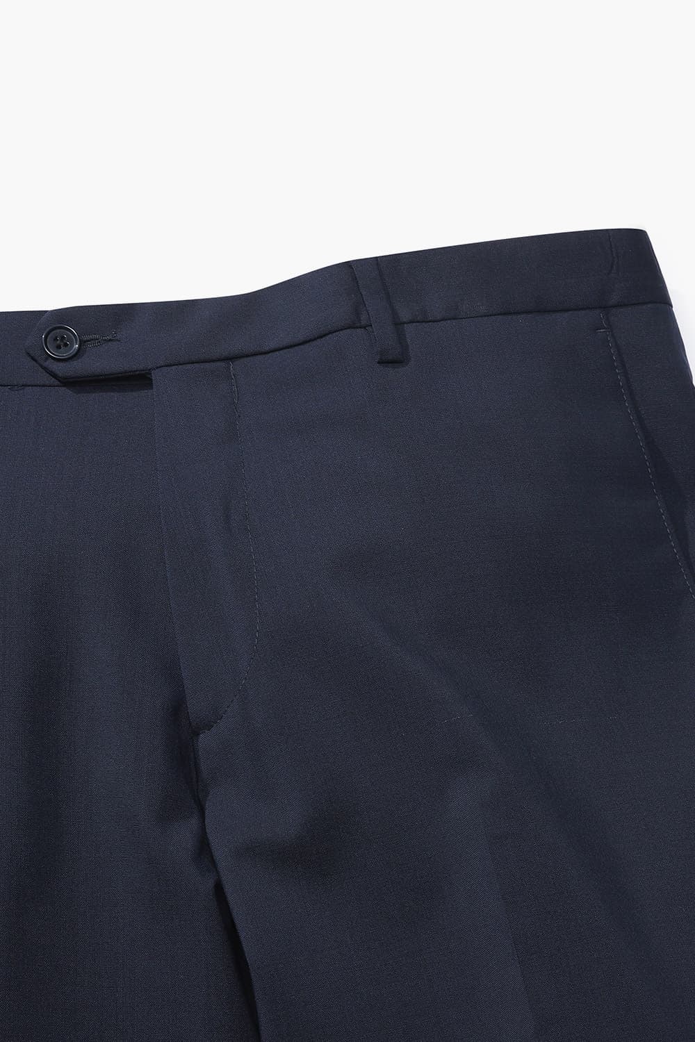 울 테이퍼드 801 다크네이비 팬츠