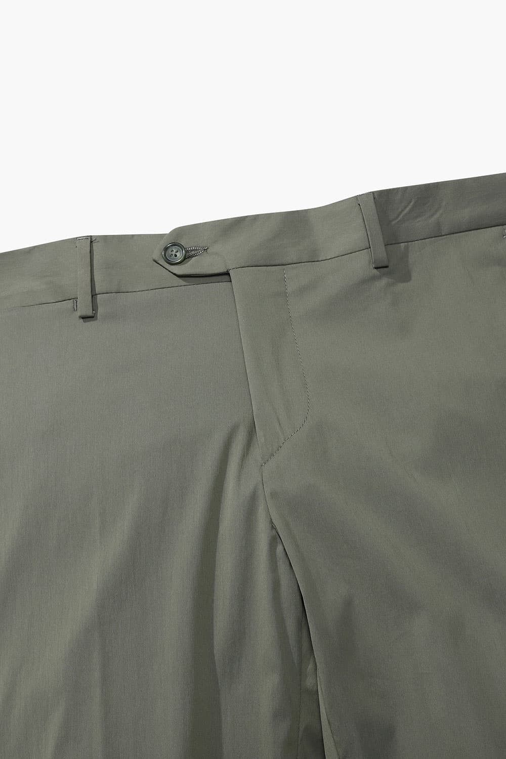 코튼 슬림 902 그린 팬츠