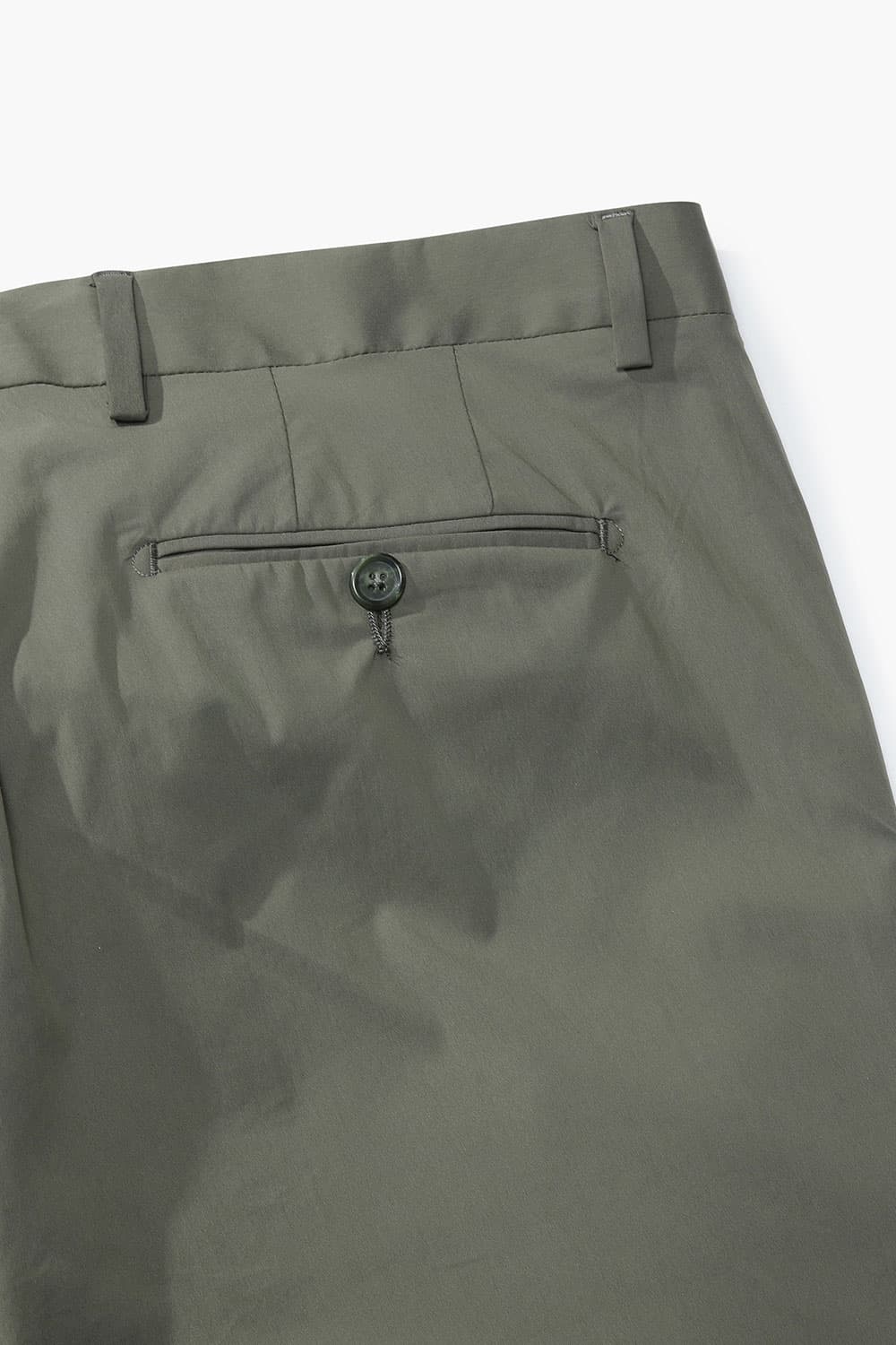 코튼 슬림 902 그린 팬츠