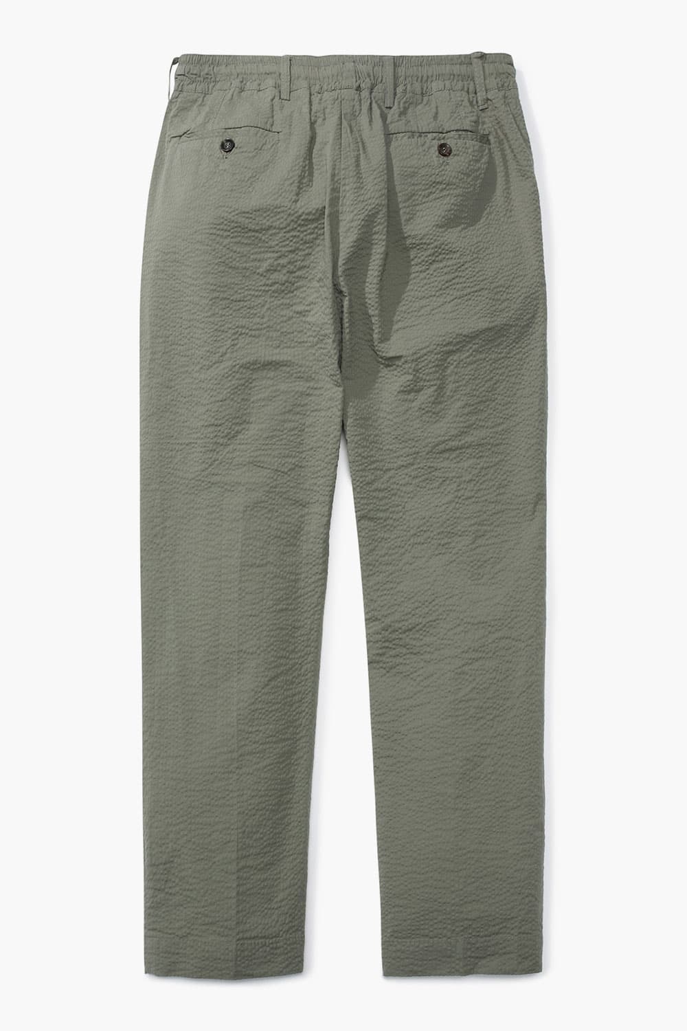 코튼 드로우스트링 세미와이드 804 라이트카키 캐주얼 팬츠