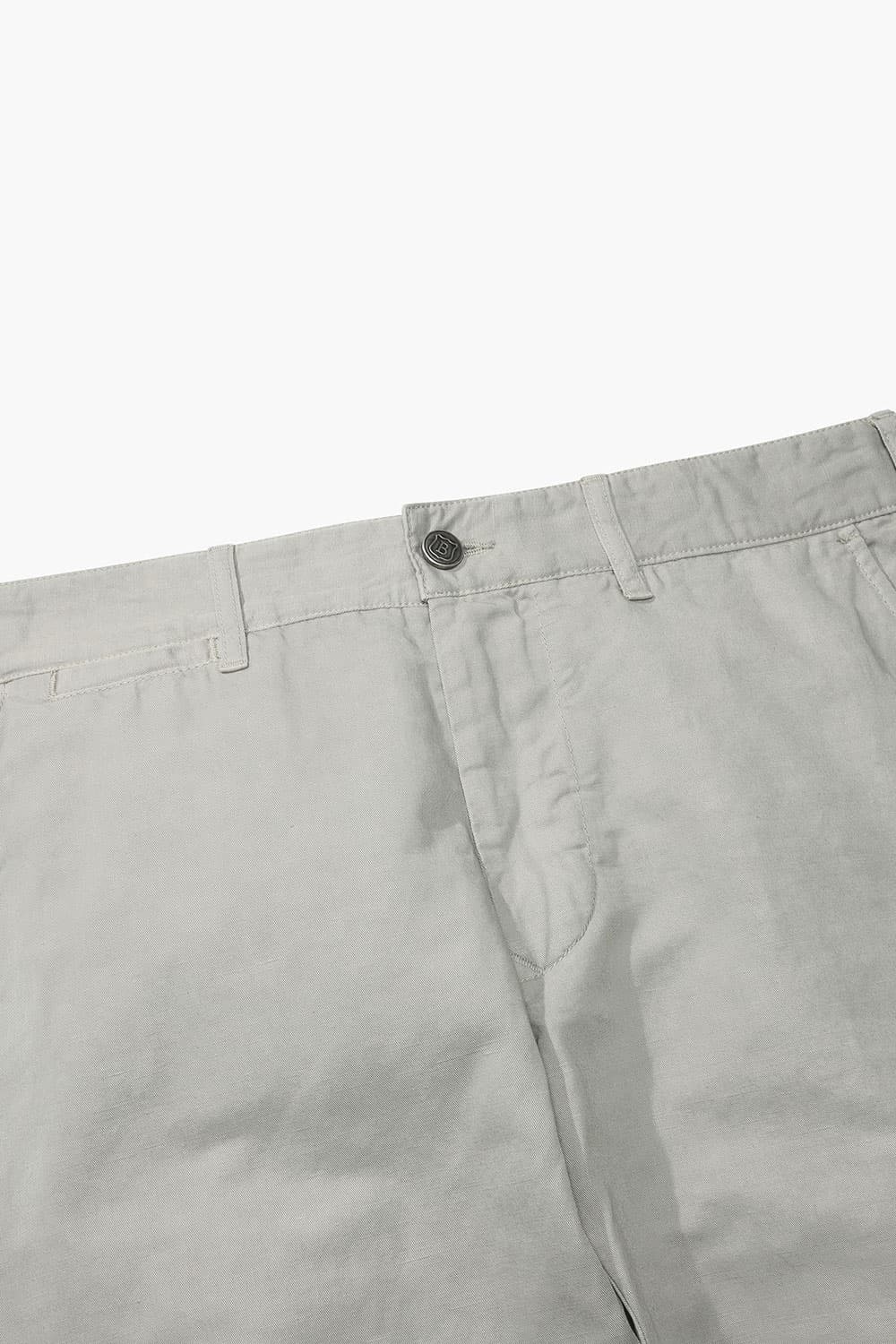 린넨 혼방 슬림 302 라이트베이지 캐주얼 팬츠