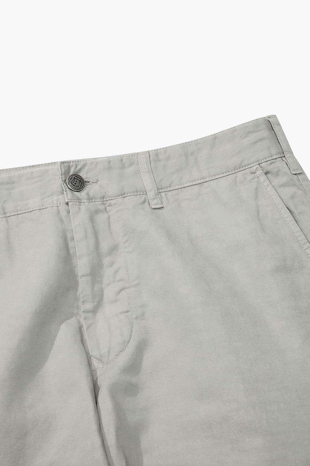 린넨 혼방 슬림 302 라이트베이지 캐주얼 팬츠