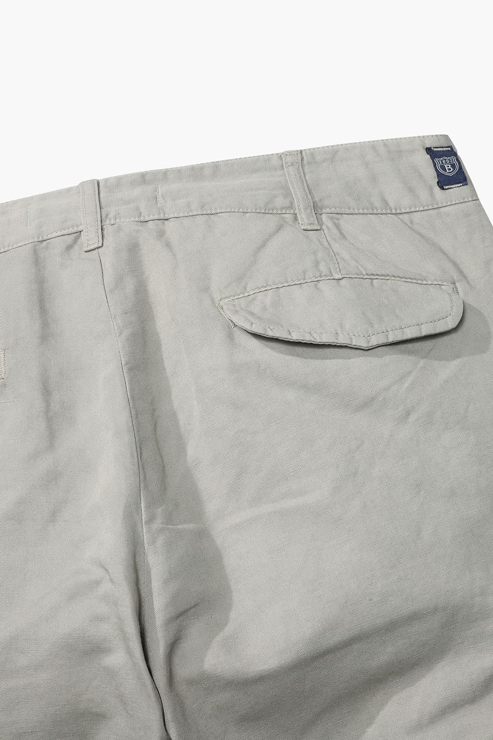 린넨 혼방 슬림 302 라이트베이지 캐주얼 팬츠