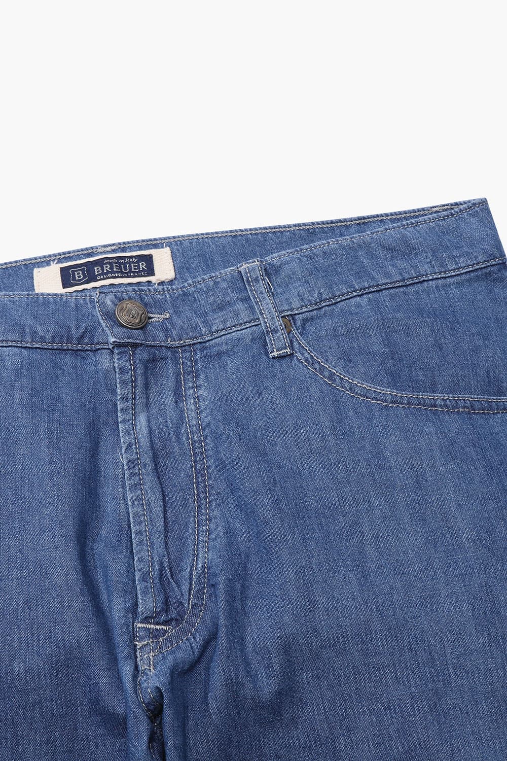 중청 데님 세미와이드 401 네이비 캐주얼 팬츠