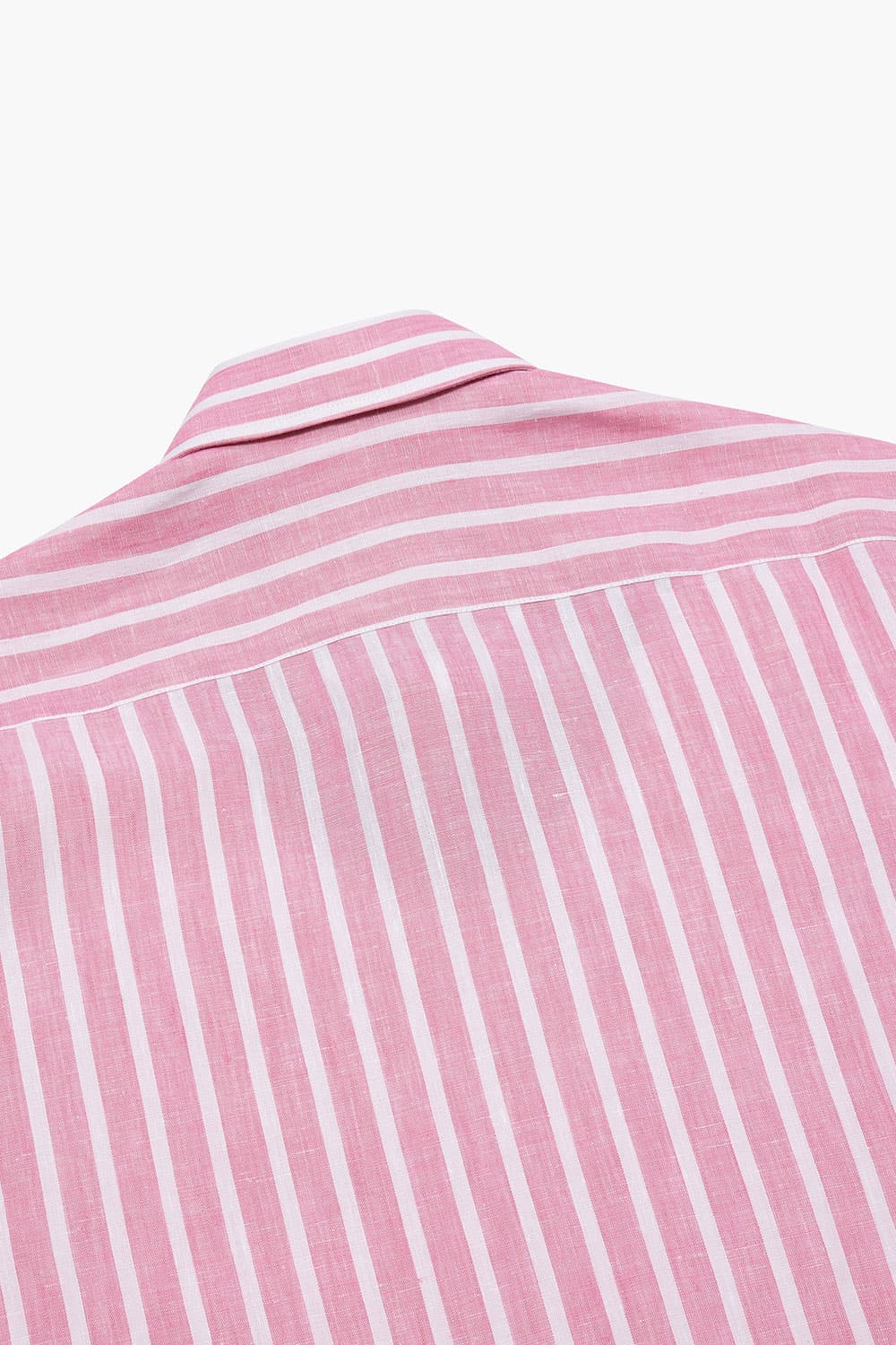 린넨 스트라이프 106 핑크 셔츠
