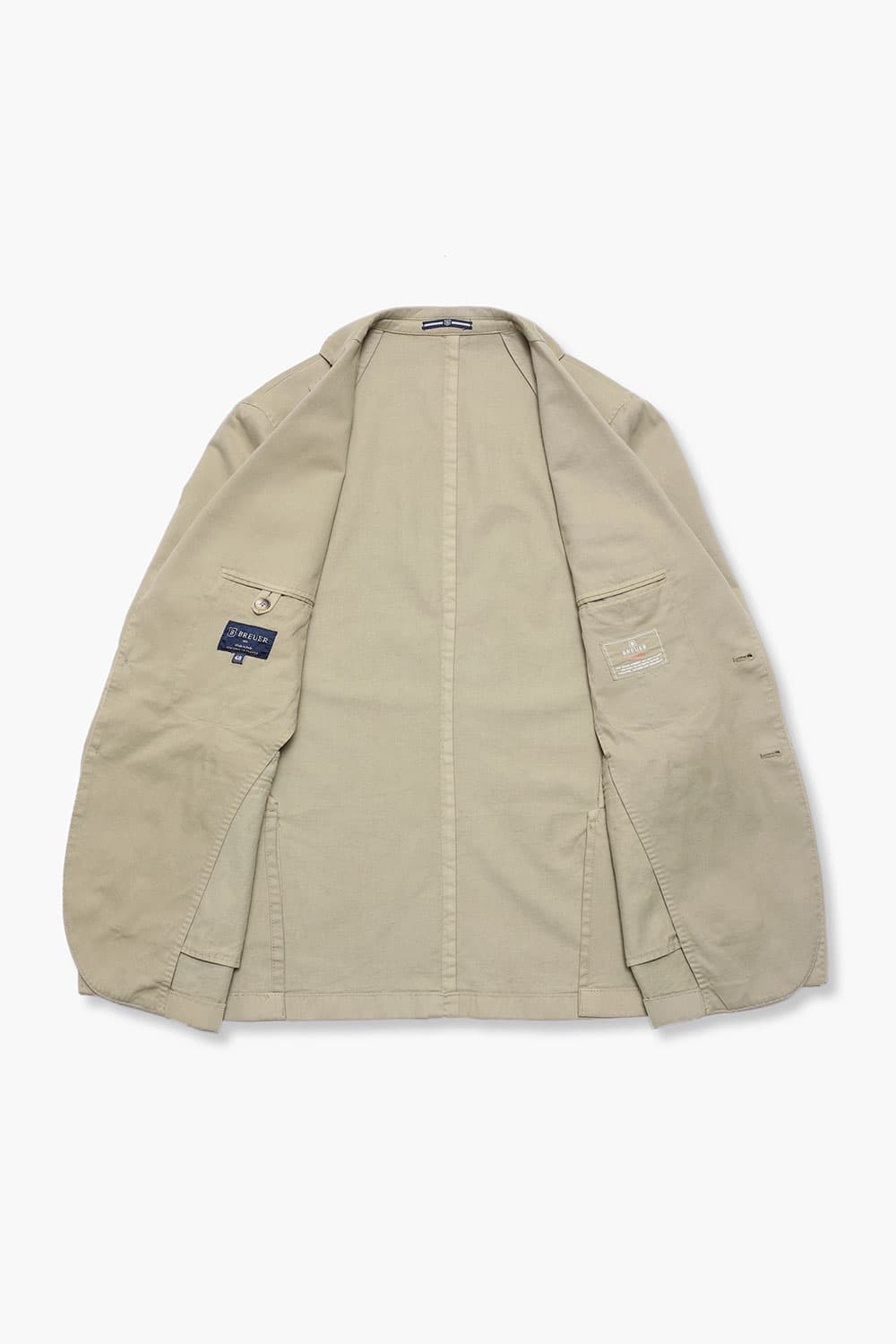 코튼 가먼트다잉 103 베이지 테일러드 자켓