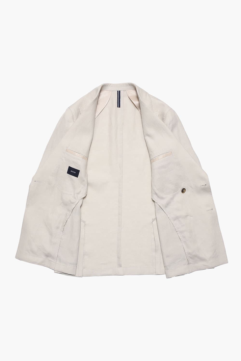린넨 더블브레스티드 907 라이트베이지 테일러드 자켓