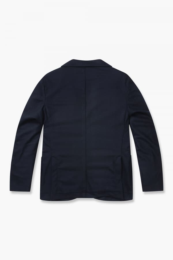 울 베이직 206 다크네이비 테일러드 자켓