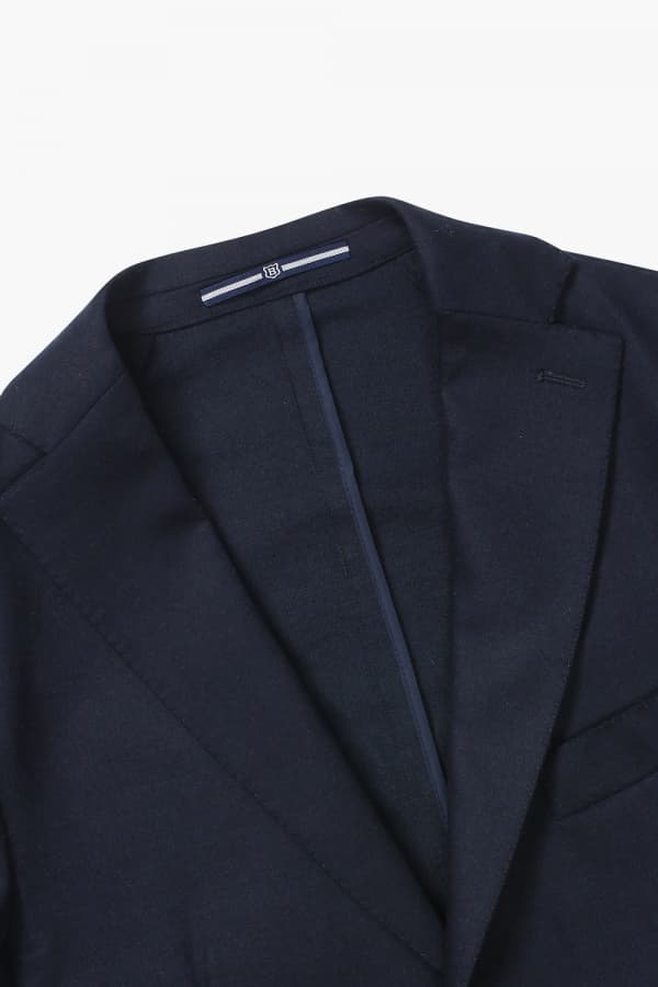 울 베이직 206 다크네이비 테일러드 자켓