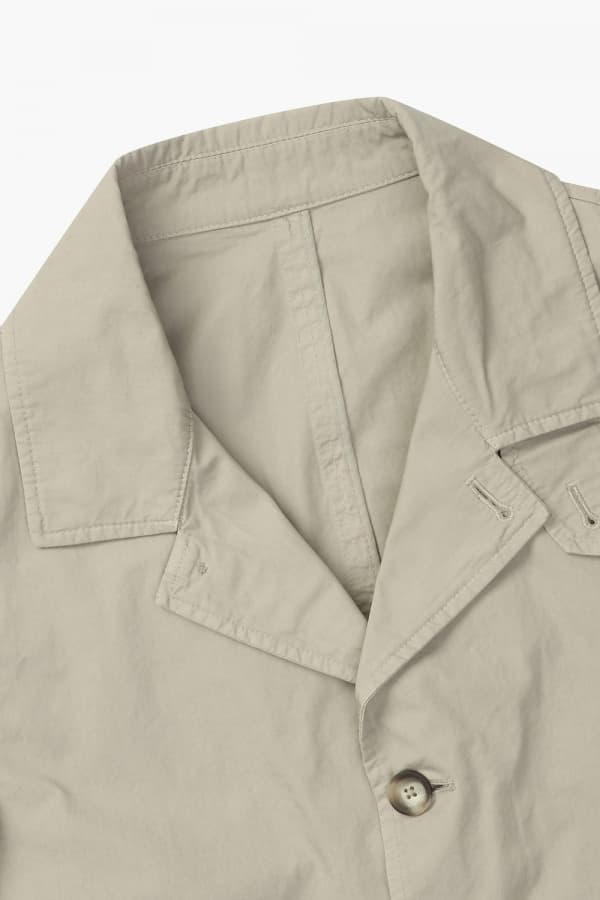 코튼 가먼트다잉 리베에라 102 베이지 트렌치 코트