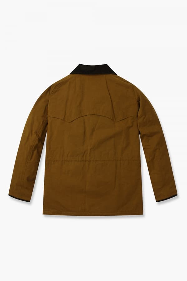 왁스 코튼 레글런 다운 야상 822 브라운 점퍼