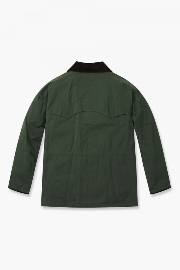 왁스 코튼 레글런 다운 야상 822 다크그린 점퍼