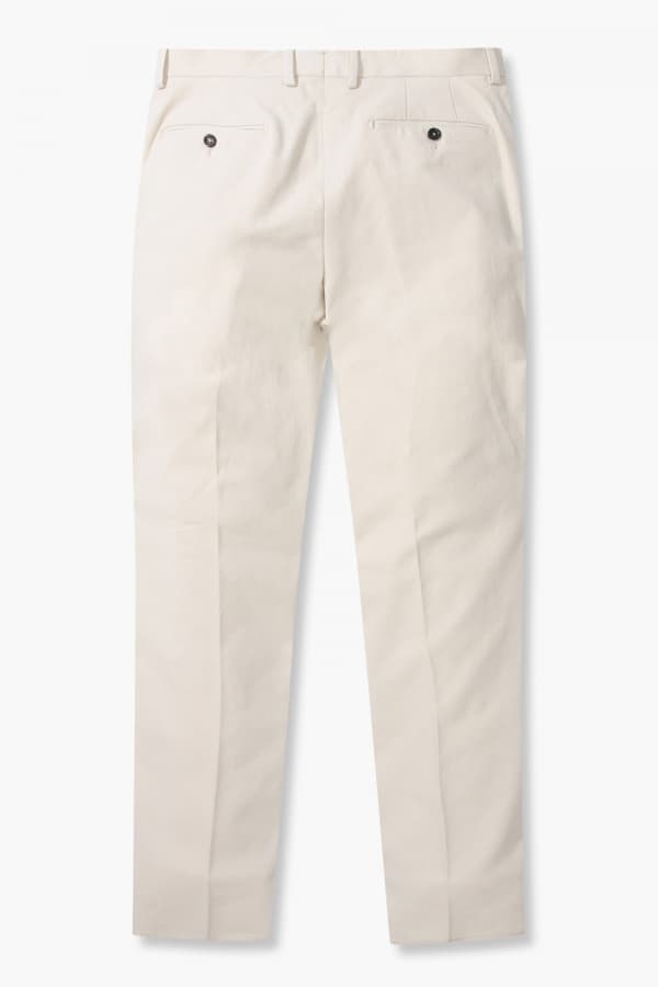 코튼 테이퍼드 802 아이보리 팬츠