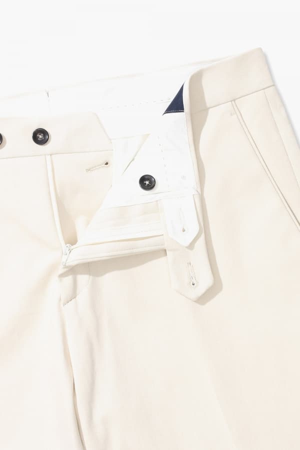 코튼 테이퍼드 802 아이보리 팬츠