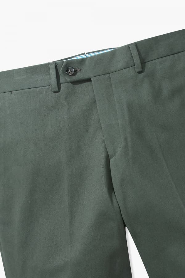 코튼 테이퍼드 802 카키 팬츠