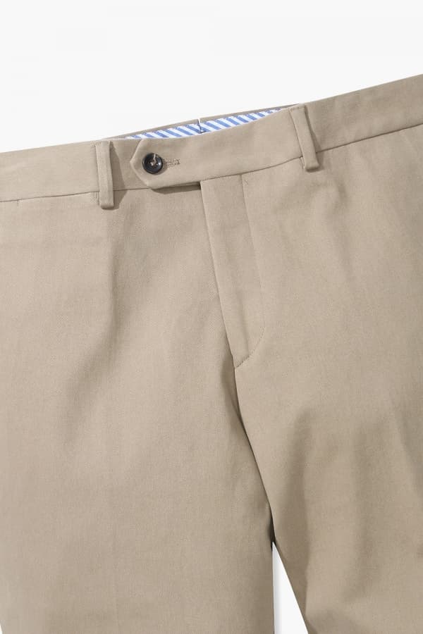 코튼 테이퍼드 802 브라운 팬츠