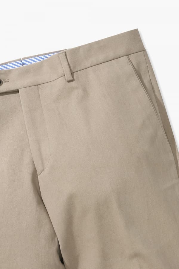 코튼 테이퍼드 802 브라운 팬츠