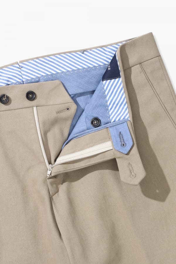 코튼 테이퍼드 802 브라운 팬츠