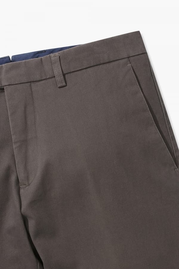 코튼 테이퍼드 803 다크브라운 팬츠