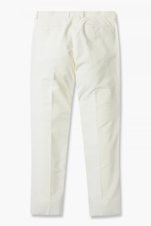 면 혼방 코듀로이 테이퍼드 804 아이보리 팬츠