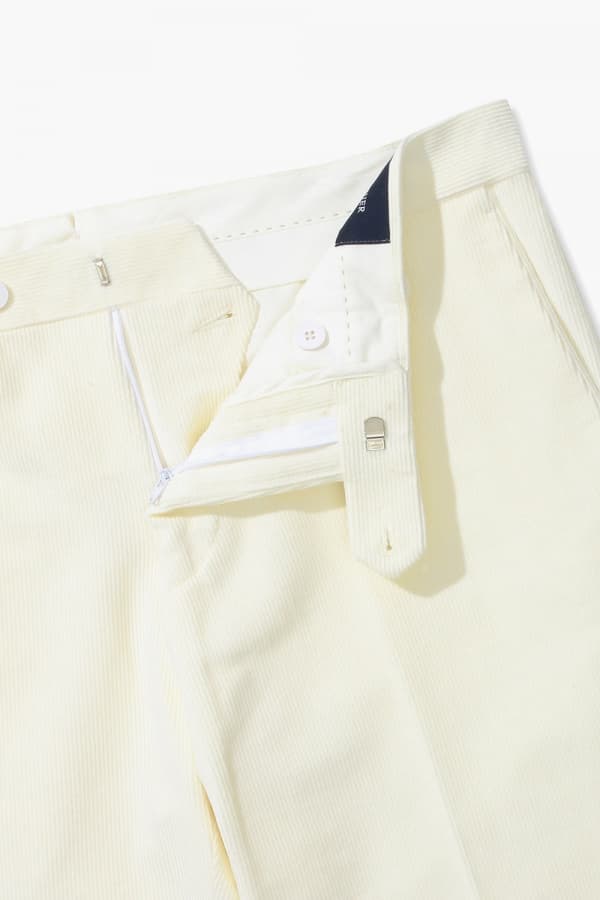 면 혼방 코듀로이 테이퍼드 804 아이보리 팬츠