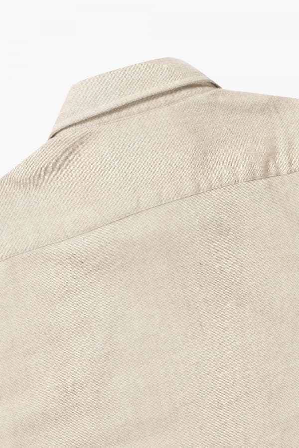 코튼 베이직 플란넬 301 베이지 셔츠