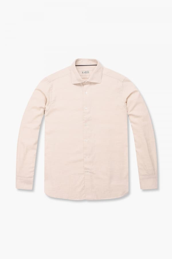 코튼 베이직 플란넬 304 라이트베이지 셔츠