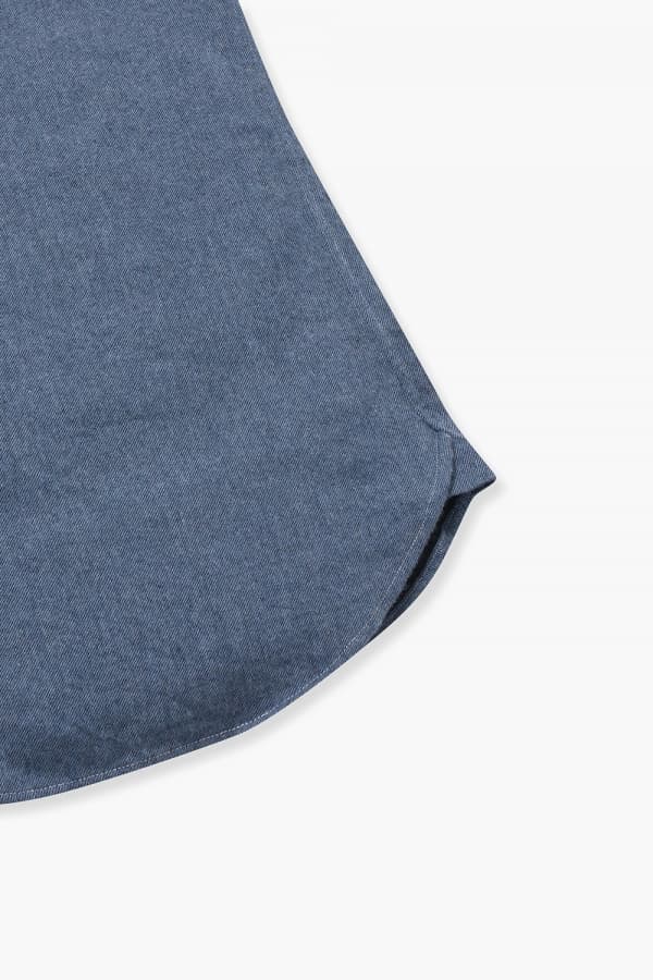 코튼 베이직 플란넬 305 네이비 셔츠