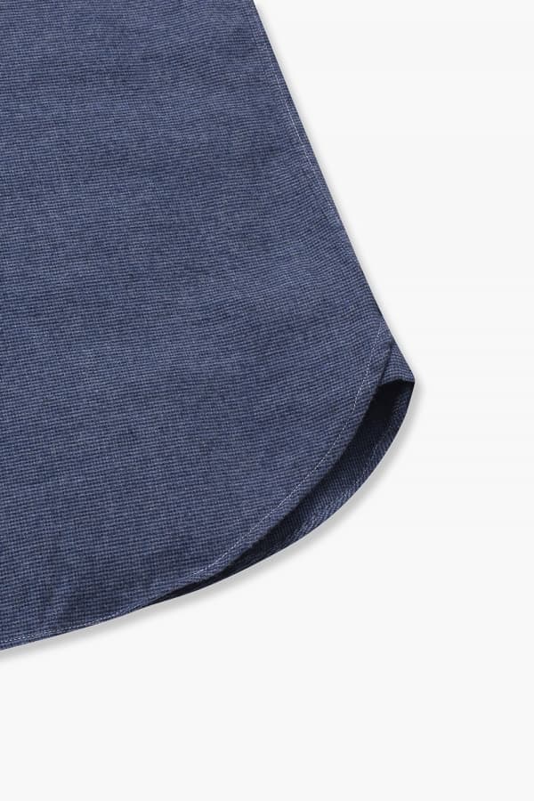 코튼 베이직 플란넬 306 네이비 셔츠