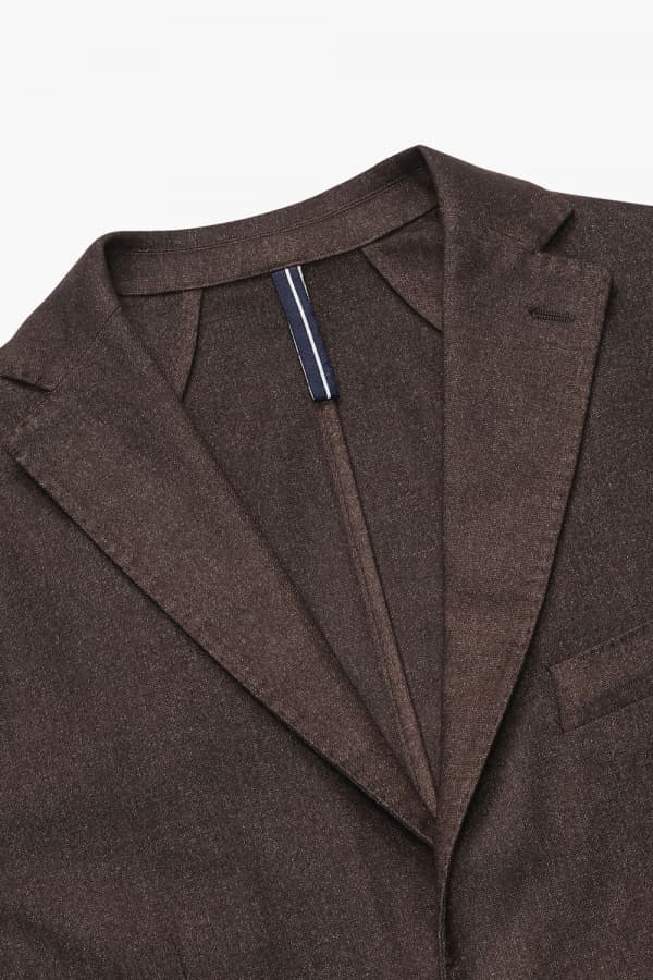 캐시미어 혼방 베이직 905 다크브라운 테일러드 자켓