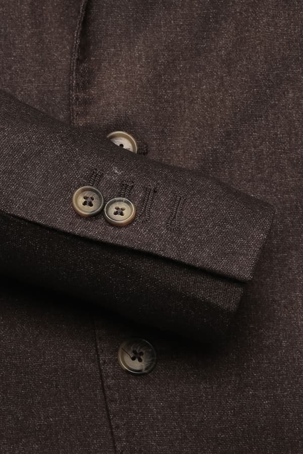 캐시미어 혼방 베이직 905 다크브라운 테일러드 자켓