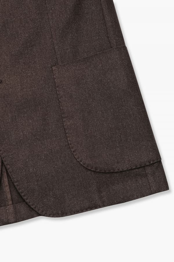 캐시미어 혼방 베이직 905 다크브라운 테일러드 자켓