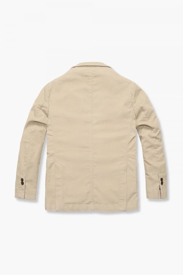 코튼 코듀로이 908 베이지 테일러드 자켓