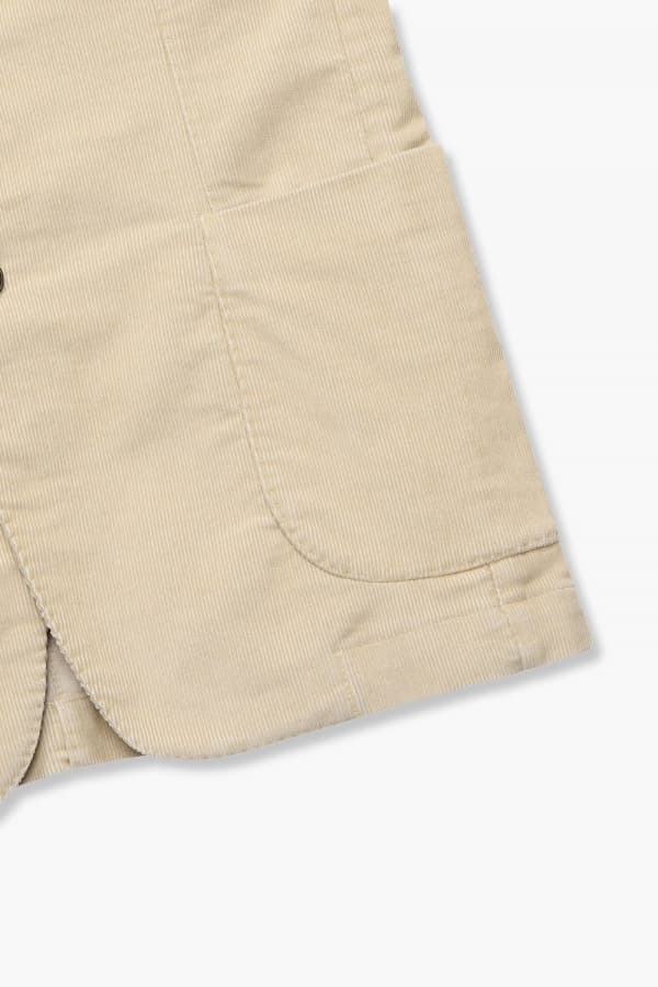 코튼 코듀로이 908 베이지 테일러드 자켓