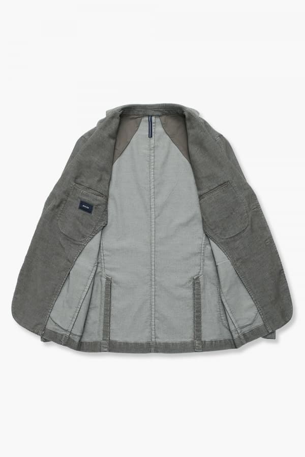 코튼 코듀로이 908 다크그레이 테일러드 자켓