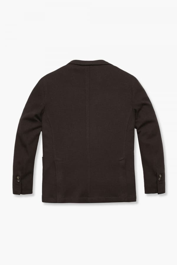 울 베이직 909 다크브라운 테일러드 자켓