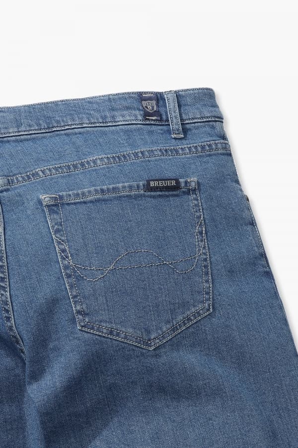 중청 데님 스트레이트 401 블루 캐주얼 팬츠