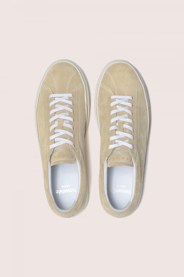 ATLANTIQUE 소가죽 스웨이드 009 베이지 스니커즈